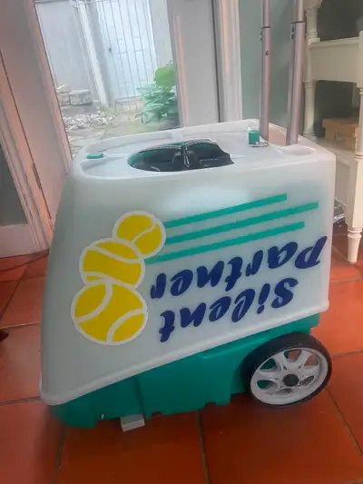 Tennis Ball Machine and Ball Hopper, View more