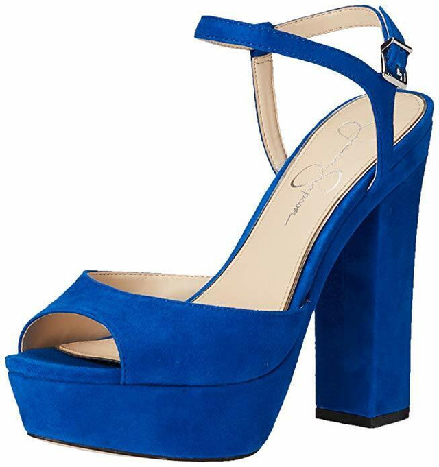 New Jessica Simpson blue heeled sandals - size 5 in Women's - Shoes in City of Toronto - Image 4