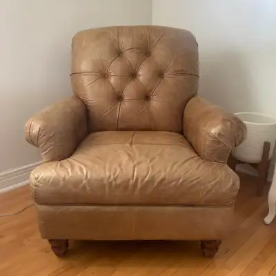 Large Accent Chair With Foot Stool, View more