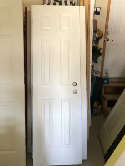 Interior 24” x80” double lock hole precut In good condition , View more