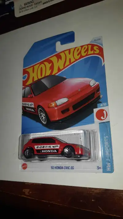'92 Honda Civic EG Hot Wheels J-Imports 2024 $5 each 4 available