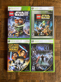 Various Star Wars Xbox 360 Games