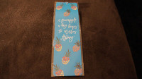 "A PINEAPPLE A DAY KEEPS THE WORRIES AWAY"  BOOKMARKS