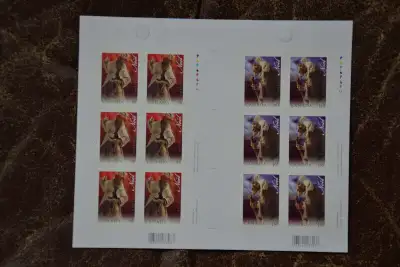 Stamps: Canada 2009 Christmas. Gutter pane booklets. Scott 2347b, View more