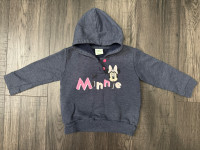 Disney Minnie Hooded Sweatshirt 9-12 months - $8