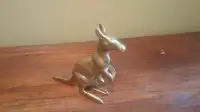 Vintage Solid Brass Mama Kangaroo figurine