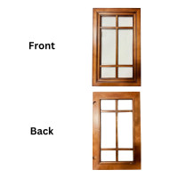 Clearance Sale! COG Solid Wood Glass Door - $50 each