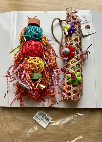 Brand new bird toys, View more