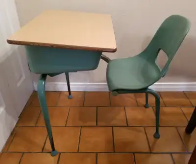 Vintage Student Desk and Chair, View more