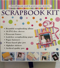 Scrapbook kit (everything you need to preserve your memories)