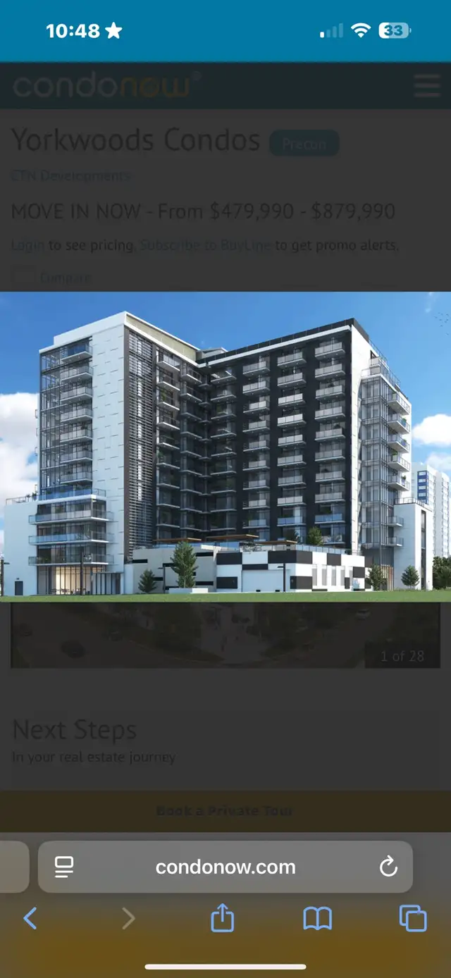 condo for rent / 2 bedroom 2 Full bathroom in Long Term Rentals in City of Toronto - Image 9