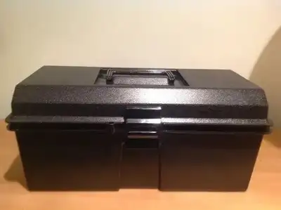 16" Tool Box, Black, View more