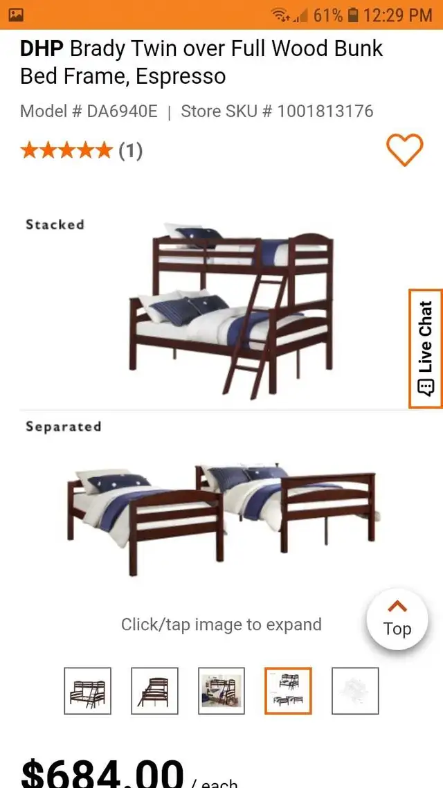 Brand NEW bunk bed bunkbed in Beds & Mattresses in Kingston - Image 7