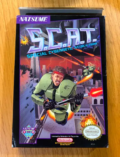 S.C.A.T SCAT nes Nintendo game with box (Rare game), View more