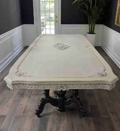 Large Solid Wood Dining Table, View more