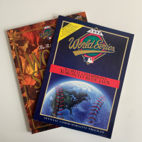 1992/1993 World Series Program and Scorebook