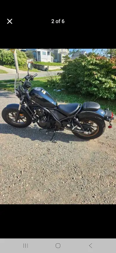 2024 Honda Rebel 500 abs. 18kms on it.(ad won't let me put 18kms) Drove from Cabot powersports to my...