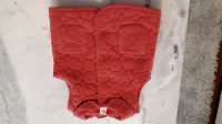 Little girls quilted vest size 5 to 6