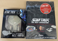 Star Trek TNG USS Enterprise NCC-1701-D Illustrated Handbook New