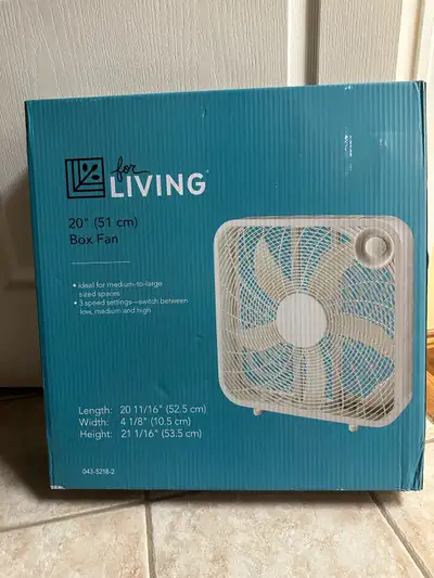 Brandnew portable Box fan, View more