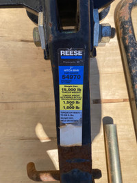 REESE weight distribution hitch with sway bars
