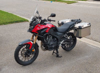 2022 Honda CB500X with accessories