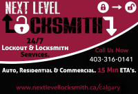 Locksmith Services - Calgary - 403-316-0141
