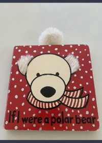 Jellycat If I Were A Polar Bear Sensory touch and feel book