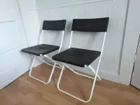 2 IKEA Folding Chairs