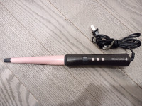 Like New Remington ½”-1” Pearl Ceramic Conical Curling Wand