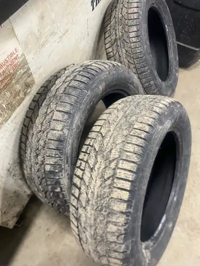 I am selling 3 winter tires, Firestone Winterforce, very good shape 235/55R17