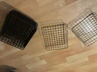 Brown Wire Mesh Paper Tray x12