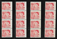 CANADA Timbres Scott 467 NEUFS NH (4 Strippes de 4)