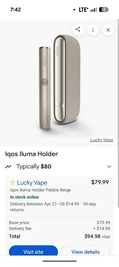 Iqos Illuma heating device , View more