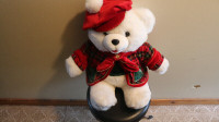 - Vintage Christmas Teddy Bear - (NEVER USED) -