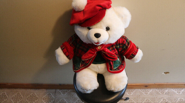 - Vintage Christmas Teddy Bear - (NEVER USED) - in Toys & Games in Cole Harbour