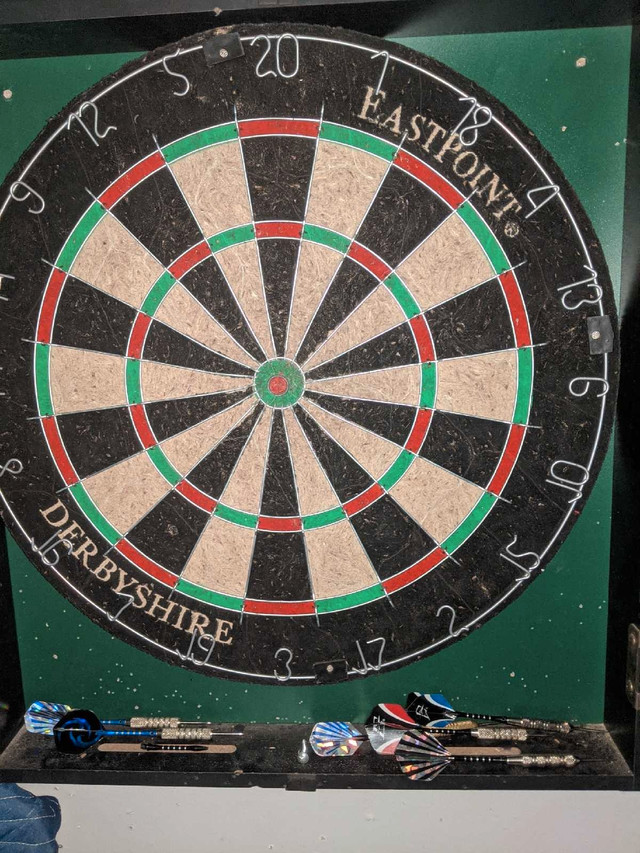 Dart board with cabinet  in Other in Barrie - Image 2