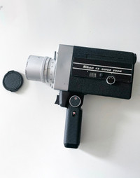 Nikon 8X Super Zoom Super 8 Film Vintage Movie Camera