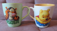 Disney Pooh & Tigger Collectible Mugs