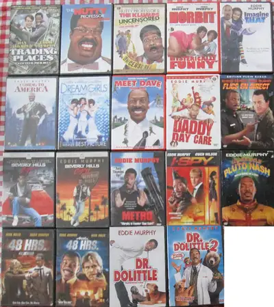 19 films de Eddie Murphy Eddie Murphy # 01 1 - Un Fauteuil pour Deux 2 - Nigaud De Professeur 3 - Th...