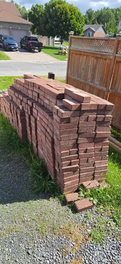 Around 650 sq feet of pavers from a driveway, make me an offer.