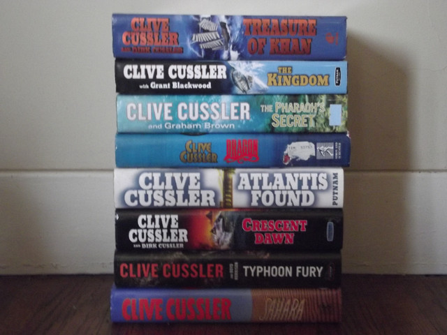 Clive Cussler Books in Fiction in Edmonton - Image 3