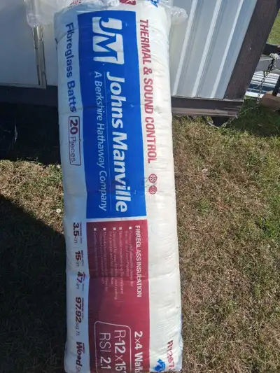 I have 15 bags of R12 insulation for 2x4 wall 16' on centre Price $750 for all of them