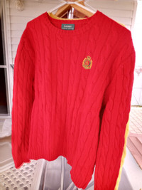 Ladies Lambswool R Lauren Sweaters – NEW – Yellow L & Red XL