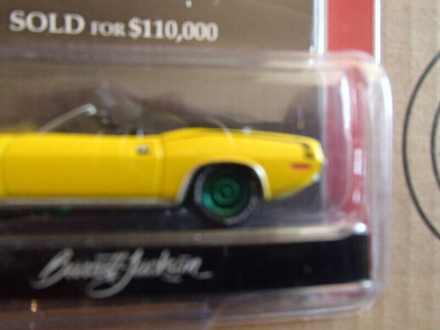 1:64 Greenlight Auction Block B-J S 8 1970 Plymouth Cuda 383 gm in Toys & Games in Sarnia - Image 4