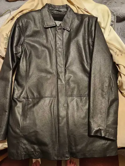 Womens Leather Coat, View more