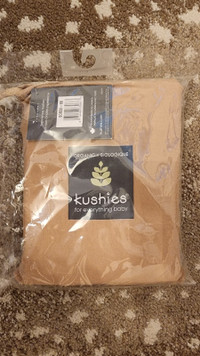NWT Kushies 100% Organic Cotton crib sheet