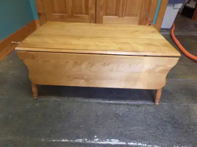 Drop leaf coffee table, View more