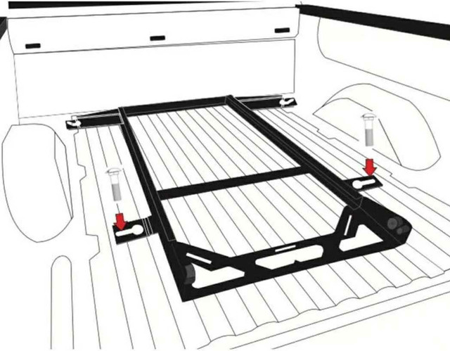 2014-2018 Chevrolet/GMC Bed Slide Hardware Kit 5.6' box in Cars & Trucks in Timmins
