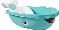 Fisher-Price Baby to Toddler Bath Whale of a Tub W/ Infant Seat